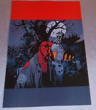 HELLBOY~COVER ART PRINT~MIKE MIGNOLA ART~WHAT WAITS IN THE CEMETARY~