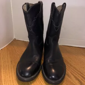Herren System 7 Aero Glide Leder Stiefel Schwarz Größe 9D Gebraucht - Bild 1 von 10