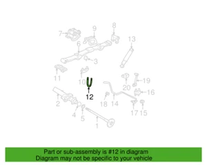 (1) ORIGINAL GM 15989914 resorte de hoja trasera U-Bolt 1985-2005 Astro/Safari - Imagen 1 de 2