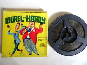Super 8mm SOUND 200'' HOG WILD Laurel & Hardy OVP Dubbed - Bild 1 von 11