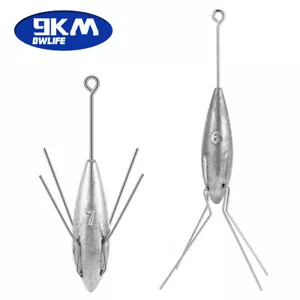 9 km Sputnik Sumideros Peso Alta Calidad Surf Pesca Sumidero Pesca Plomo Peso - Imagen 1 de 10