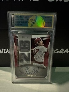 2021 Topps Luminaries Carlton Fisk Home Run Kings Auto /10 #HRK-CF GOG GEM-MT 10