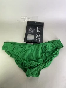 2xist Modal Luxe Hip Brief Bikini Underwear Irish Jig Green Mens Size XL - Picture 1 of 3