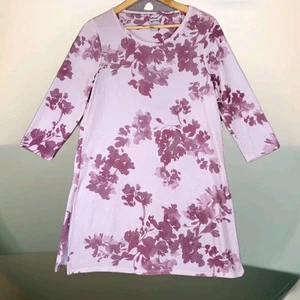 Blusa túnica rosa floral elástica con abertura lateral 1 (mediana) de CHICO'S Top para mujer - Imagen 1 de 11