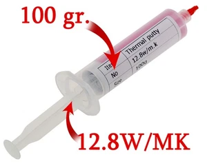 Pasta Térmica En Gel, Tubo De 100G, Color Rosa 12.8W/M.K - Imagen 1 de 5