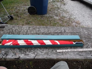 Vintage 3x5 Baumwolle amerikanische Flagge 50 Sterne 50er Jahre in der Box & Stange von Flag Outfit - Bild 1 von 9