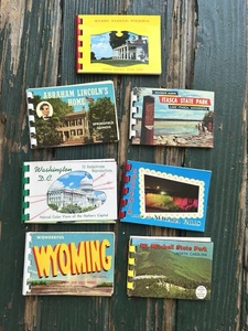 Postkarten Andenken Foto Pakete Nationalparks Hauptstadt Höhlen Lot 9 Vintage - Bild 1 von 8