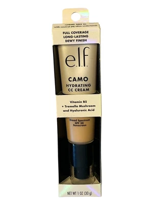 e.l.f. Camo Hydrating CC Cream - 1 oz SPF 30 Color Correcting Sunscreen Ex: 7/26 - Image 1 of 4