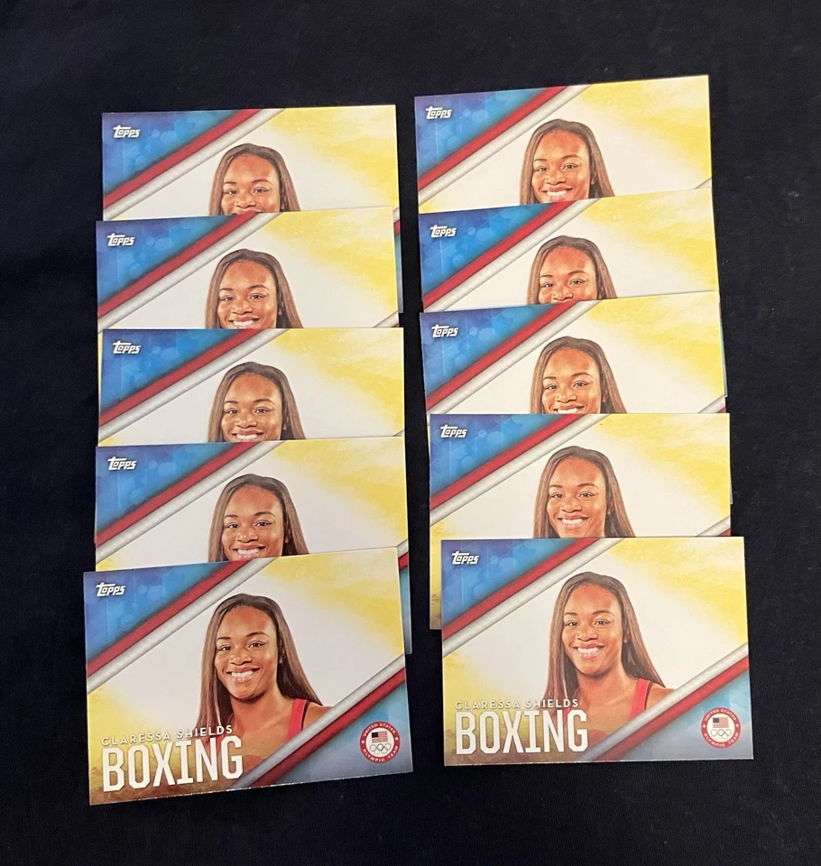 2016 Topps US Olympic Disciplines Boxing Claressa Shields Insert Rookie Lot 10 - Image 1 of 1