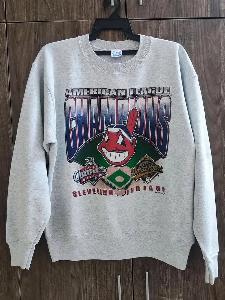 Cleveland Indians Béisbol Gráfico Retro Sudadera Unisex Hombres Mujeres KV21354 Foto 1 de 1