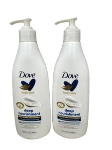 Lot Of Two Dove Body Love Intense Care Lotion With Ceramide Serum 13.5 fl oz ea - Picture 1 of 2