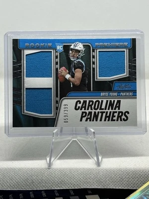 2023 Absolute Bryce Young #RPM-BY Rookie Premiere Materials /399 Triple Relic - Image 1 of 4