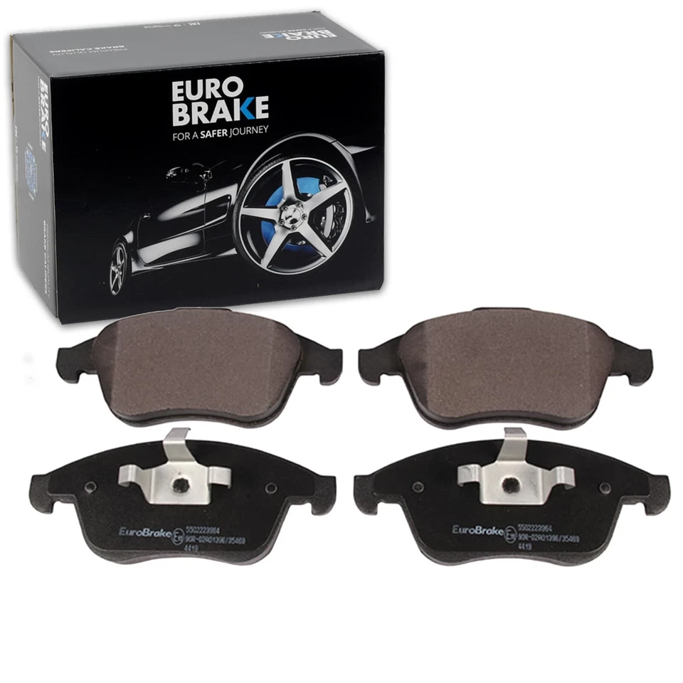 EUROBRAKE Plaquettes De Frein Avant Compatible Avec Renault Clio Fluence Grand - Photo 1/3