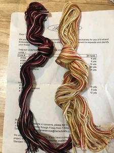 Herrschers Thread 6-strand Embroidery Kit, Browns, Reds, Gold, Black - Picture 1 of 4
