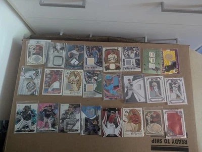 24 Patched, Relics Baseball Cards entire Lot Plus HOF - Image 1 of 4