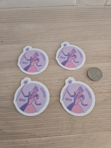 (4) Dunkin Donuts Wicked For Good Aufkleber (4 Stück) Dunkin Aufkleber - Bild 1 von 4