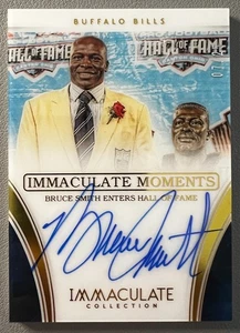 Bruce Smith 2016 Panini Immaculate Moments Hall Of Fame Auto #BS-3 Bills 07/25 - Bild 1 von 7