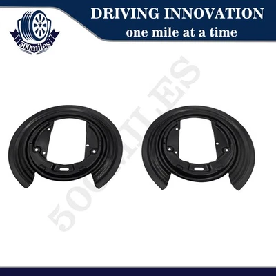 Pair Brake Dust Shield Rear Left & Right Side for 2015 - 2018 Jeep Wrangler JK Foto 1 de 4