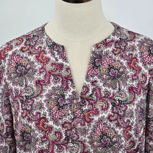 J. Crew Factory Paisley Tunika Top Gr. S - Bild 1 von 6