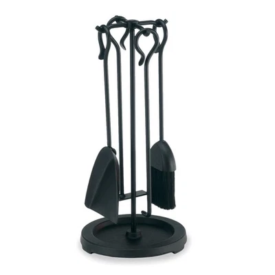 Juego de herramientas compactas para chimenea Home and Hearth 18019, 18" H/13 lb., negro mate Foto 1 de 4