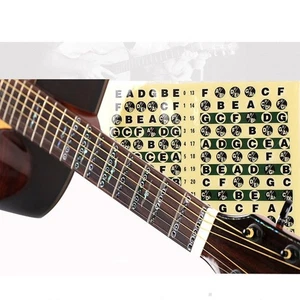 Reliable Guitar Sticker Guitar Music Lesson Sticker Beginners Learning - Picture 1 of 9