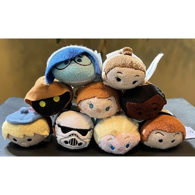 Disney Store Tsum Tsum 3.5” Mini Plush Toy Bundle W/ Frozen Star Wars Fast Ship - Image 1 of 4