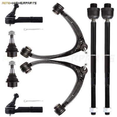 Juego de 8 brazos de control delanteros para Chevrolet Tahoe 2007-2009 2010 barras de amarre rótulas Foto 1 de 4