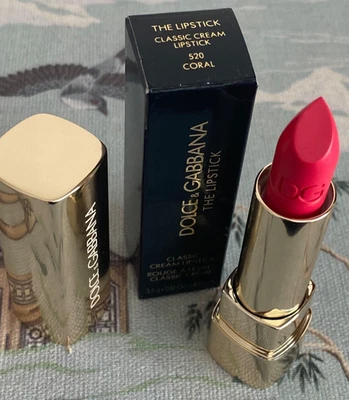 Dolce & Gabbana Classic Cream Lipstick 520 Coral NWB Unused RRP£33 - image 1 of 4