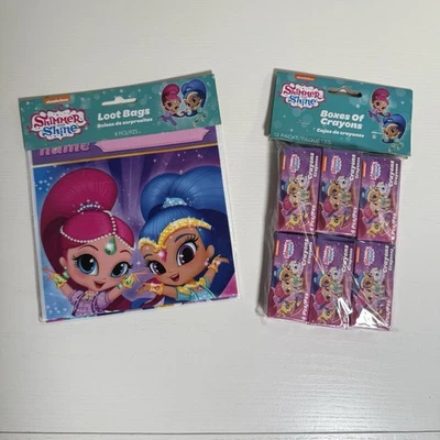 Bolsas y crayones de botín Nickelodeon SHIMMER AND SHINE para 8 Foto 1 de 4