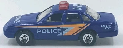 Matchbox 1996 Blue Ford Crown Victoria Police D-22 1:70 Diecast Loose - Image 1 of 4