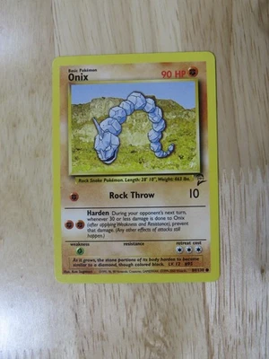 Pokemon TCG - Onix 84/130 Base Set 2 Common LP - Image 1 of 2