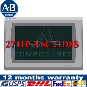 2023 AB 2711P-T6C21D8S Allen-Bradley HMI PanelView Plus 7 Graphic Terminal new! - Picture 1 of 4