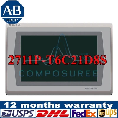 2023 AB 2711P-T6C21D8S Allen-Bradley HMI PanelView Plus 7 Graphic Terminal new! - Image 1 of 4
