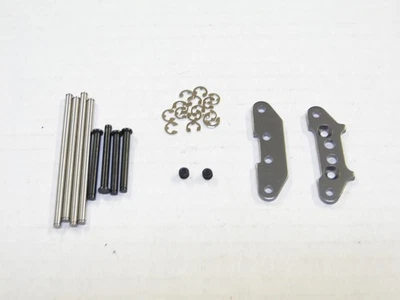 NEW KYOSHO TURBO OPTIMA MID SPECIAL Hinge Pins & Gunmetal Braces KQ12 - Image 1 of 3