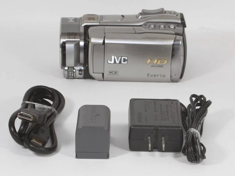 JVC Everio GZ-HM400-S Compact Digital Video Camera Optical zoom 10x Silver - Image 1 of 4