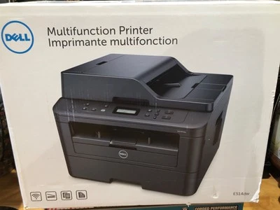 DELL E514dw WIFI МОНОХРОМНЫЙ ЛАЗЕРНЫЙ МНОГОФУНКЦИОНАЛЬНЫЙ ПРИНТЕР НОВАЯ ОТКРЫТАЯ КОРОБКА - Изображение 1 из 4
