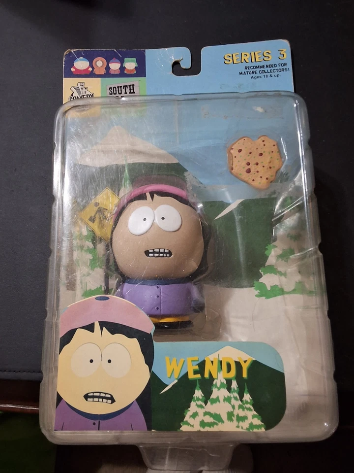 南方公园温迪幻影系列 3 喜剧中心人偶 2004 年全新未拆封 — 第 1/4 张图片