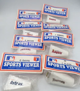 Vintage Lot of 8 MLB Sports Viewer Vince Coleman, Jack Clark, Fielder NEW - Picture 1 of 3
