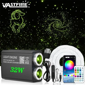 1100pcs Upgrade Home Car Starlight Headliner Twinkle Fiber Optic Ambient Lights - Picture 1 of 22