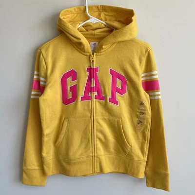 GAP Niñas Jóvenes XXL 14/16 Logo Cálido Polar Sudadera con Capucha Cremallera Completa Sudadera Foto 1 de 4