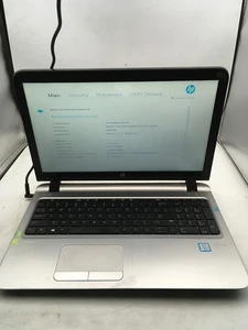 HP PROBOOK 450 G3 - BOOTS TO BIOS - INTEL I5 6200U - NO RAM - NO OS - READ - BB! - Picture 1 of 8