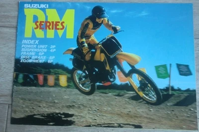 Suzuki RM250 RM125 RM80 1985 folleto de Japón 85 Foto 1 de 4