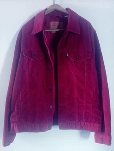 Levis Cord Trucker Jacke Rot Herren XL - Bild 1 von 9