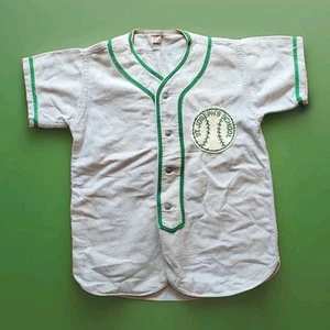 Sz S 1950s St Josephs Jr High School Wool Felt #2 Baseball Jersey Southern Label - Picture 1 of 7