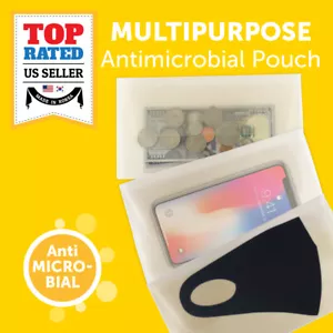 Multipurpose Face Mask Case Antibacterial Sanitize Kills 99.9% Surface Bacteria - Picture 1 of 12