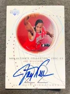 2002-03 Upper Deck Ultimate Collection Jay Williams Rookie Auto Autograph Rare - Picture 1 of 2