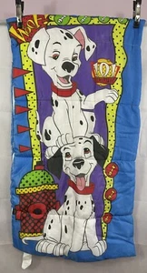 Walt Disney's 101 Dalmatians Child's Sleeping Bag 57"x30" Vintage 90s BN1 - Picture 1 of 17