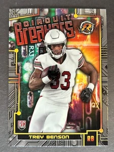 2024 Topps Resurgence - Trey Benson (RC) - Circuit Breakers #CB-11 - Cardinals - Picture 1 of 2