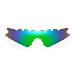 Lentes de repuesto polarizadas ventiladas Walleva Emerald para barrido de marco Oakley M - Imagen 1 de 7