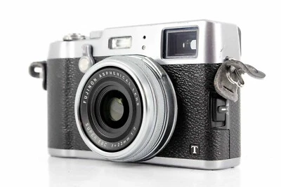 Fujifilm  X100T 16.3MP Digital Camera - Silver - Image 1 of 4